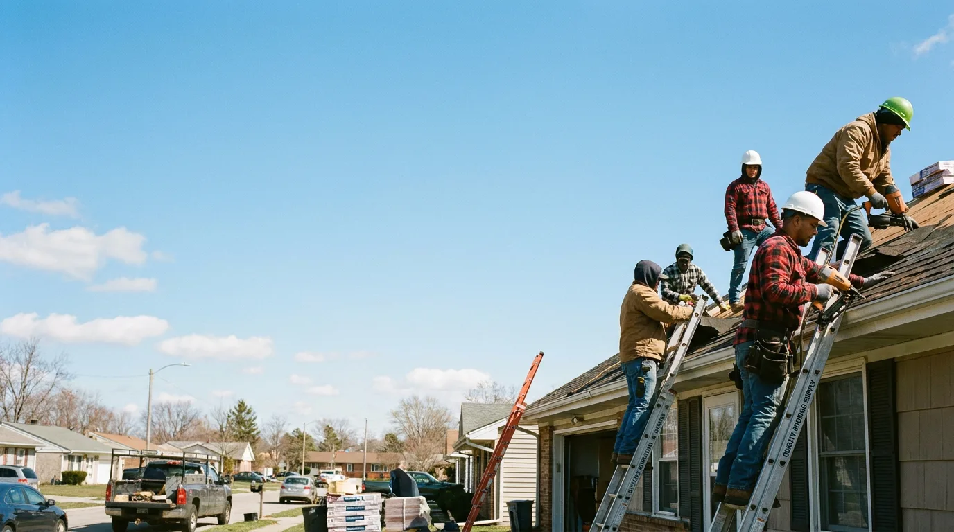 Roofing in Hoffman, MN near me